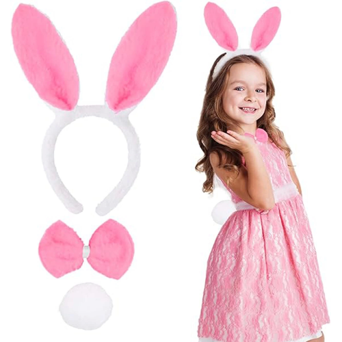 Pembe Tav�an Kost�m Seti � Ta�, Papyon, Ponpon (12�li Paket)