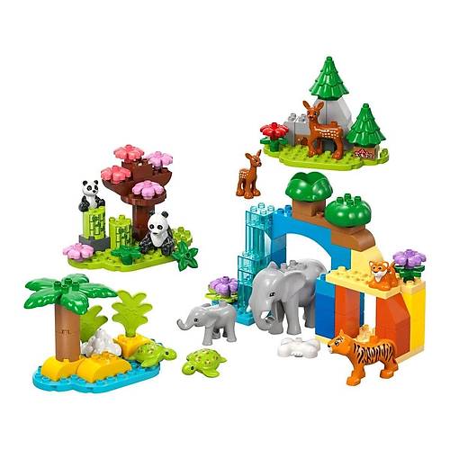 10446 Lego Duplo 3�1 Arada Vah�i Hayvan Aileleri 92 par�a +2a�