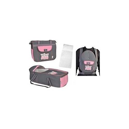 Nenny Baby Bebek Tama Seti (Portbebe,Bakm antas,Kanguru,Alt Ama) - Pembe Ayck