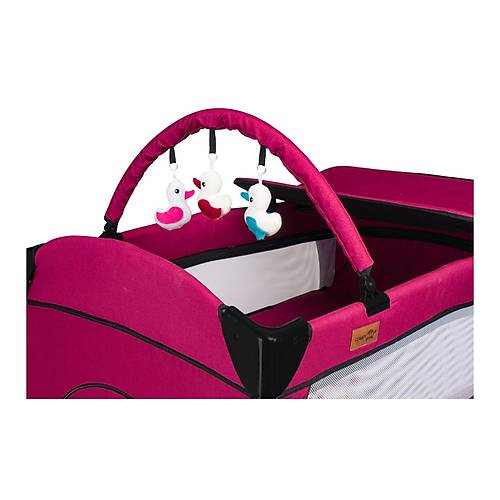 Comfymax Power Park Yatak Oyun Park 70x110 - Rose