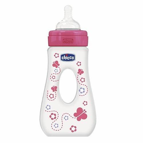 Chicco Seyahat Biberonu 240 ml Silikon K�z (PP)