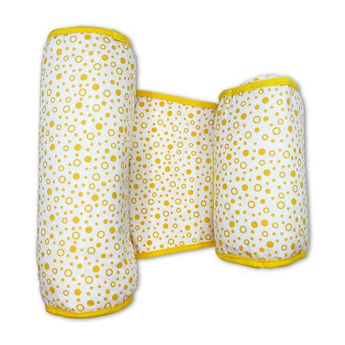 Sevi Bebe Yuvarlak Gvenli Yan Yat Yast - Sar