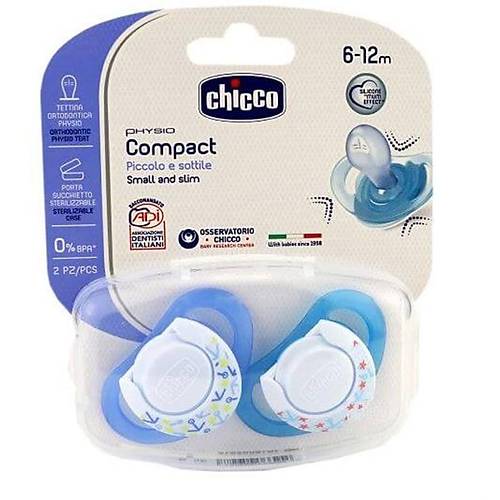 Chicco Physio Compact Emzik (12 Ay+) 2'li