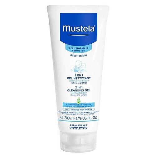 Mustela 2 In 1 Cleansing Gel 200 Ml (Sa Ve Vcut ampuan)