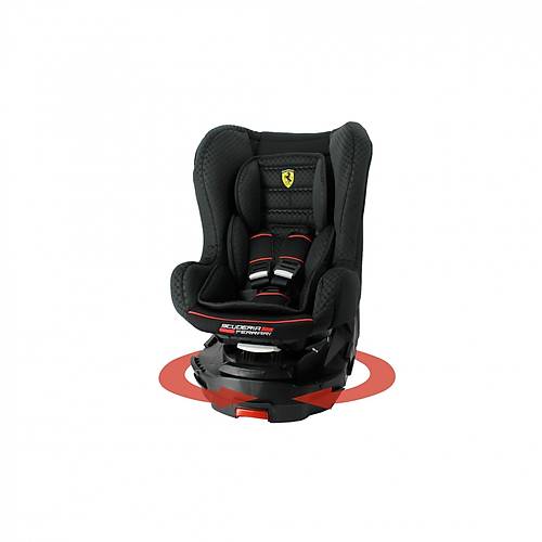 Ferrari Titan Isofixli 0-25kg 360� D�nebilen Oto koltu�u - NERO