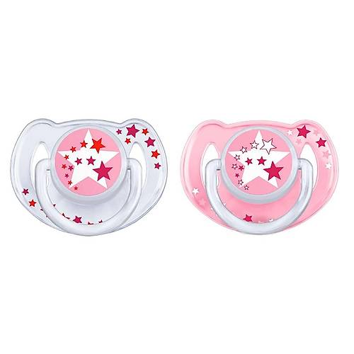 Philips Avent Yalanci Emzik 6-18 ay Karanl�kta Parlar 2li - Pembe