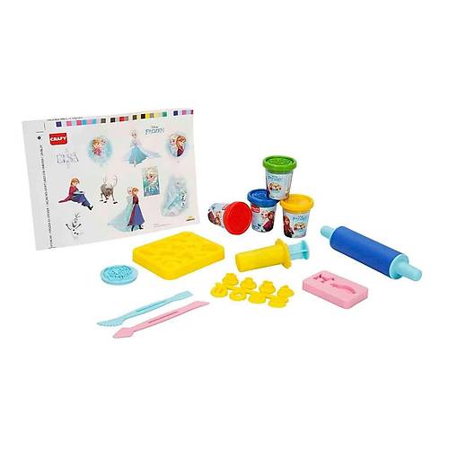 1877 Crafy Frozen �antal� Oyun Hamuru Seti 200 g 20 Par�a