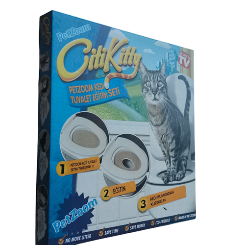 Citi Kitty Kedi Tuvalet E�itim Seti-Klozet Al��t�rma Aparat�