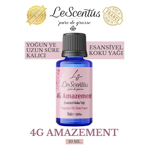 lescentus 4G AMAZEMENT Esansiyel Koku Ya�� Buhurdanl�kDif�z�rMumSabunHobiEsans� HavaNemlendirici OdaKokusu10ml