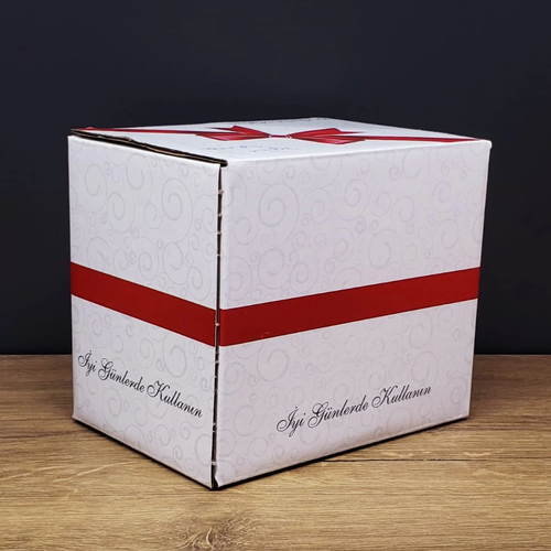 Vintage Tasar�m Gitar Bask�l� Kupa