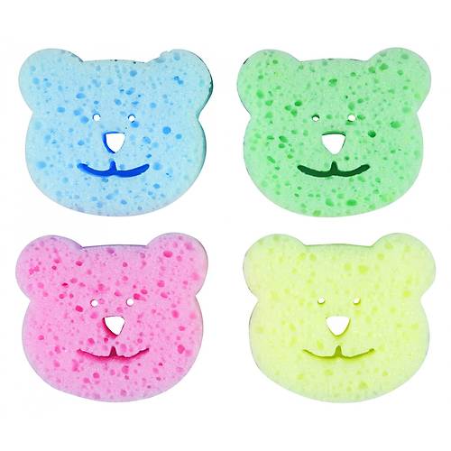 Bebedor Renkli Bebek Banyo S�ngeri (4`L� Paket)