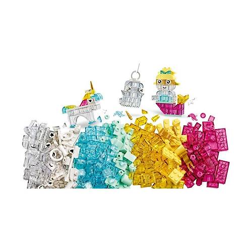 11040 Lego Classic  Sihirli Saydam Kutu 340 par�a +5 ya�