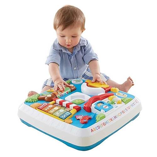 Fisher Price Elen & ren Eitici Kpekiin Aktivite Masas (Trke ve ngilizce)
