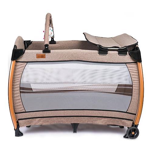 Comfymax Power Park Yatak Oyun Park 70x110 - Wood Brown