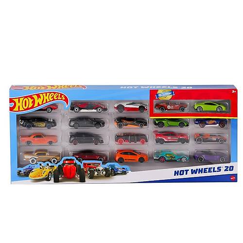 H7045 Hot Wheels 20'li Araba Seti