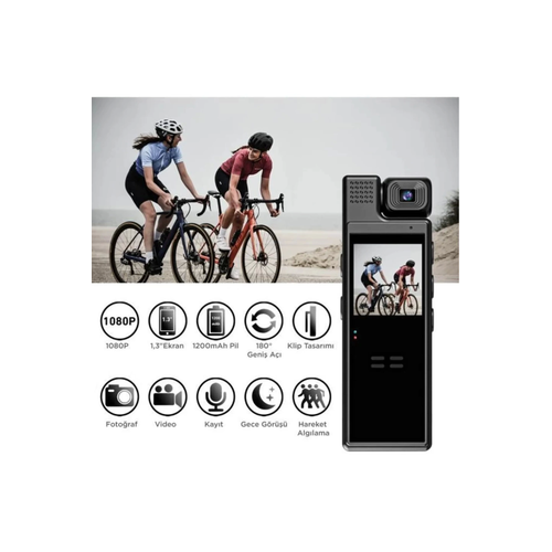 4k 180 Derece V�cut Kameras� Wifi Gece G�r��l� Aksiyon Kameras�