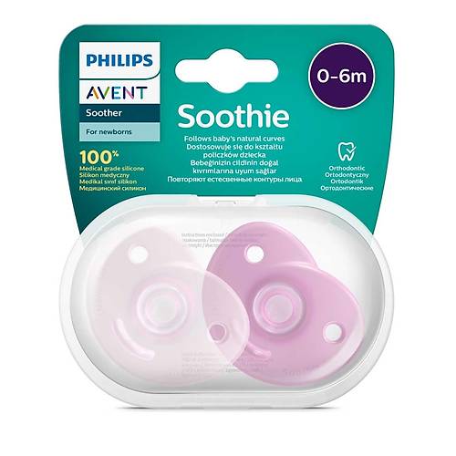 Philips Avent Soothie Ortodontik Saklama Kutulu 2li Emzik 0-6 Ay - Kz