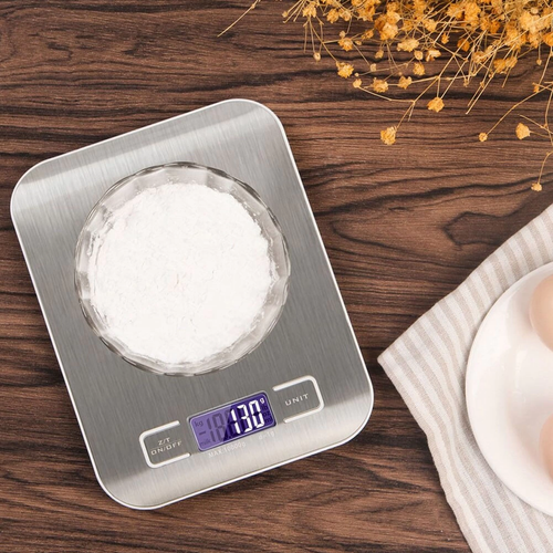 L�x Dijital Mutfak Terazisi 5 Kg 1 Gr Hassas Paslanmaz �elik + Pil