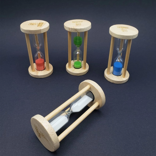 5 Dakikal�k Ah�ap Kum Saati