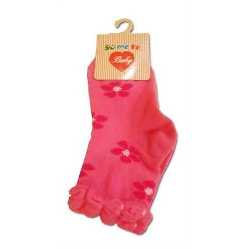 Y�mese Anti-Bakteriyel �i�ekli Pembe �orap