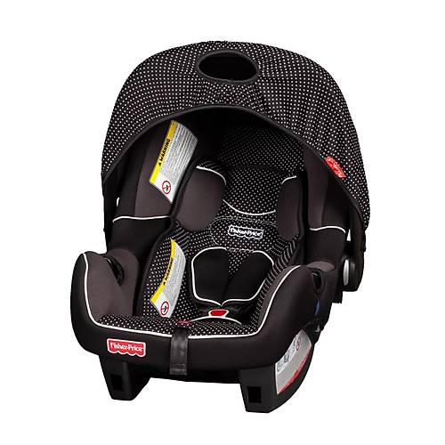Comfymax Fisher Price 0-13kg Lks Ana kuca Oto Koltuu - White Dots
