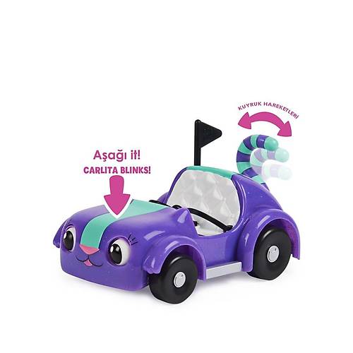 6062145 Gabbys Dollhouse Pandy Paws ve Carlita Araba
