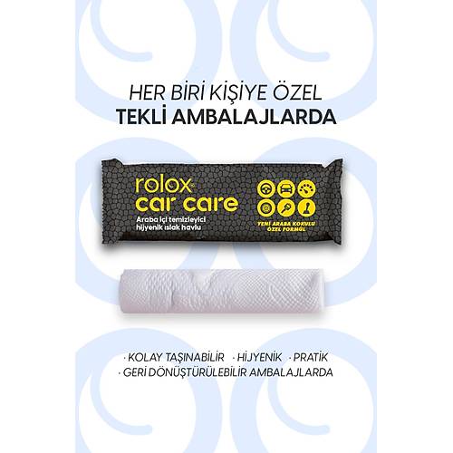 Car Care -50 Paket - Araba I�i Temizleyici Hijyenik Islak Havlu