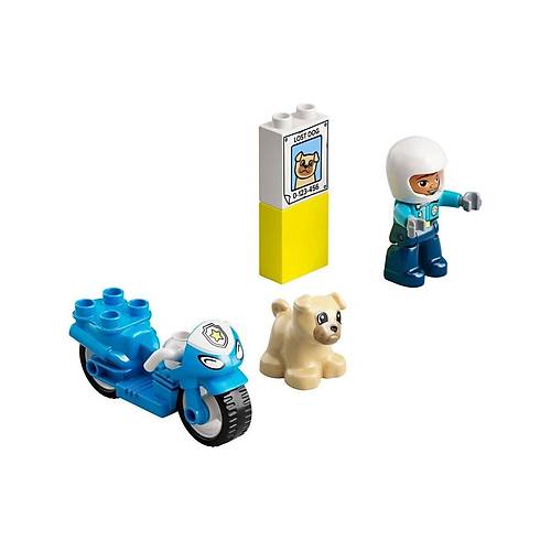 10967 Lego Duplo - Polis Motosikleti 5 par�a +2 ya�