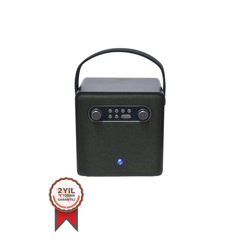 Bts-1688 Ye�il Mikrofonlu Karaoke Bluetooth Hoparl�r