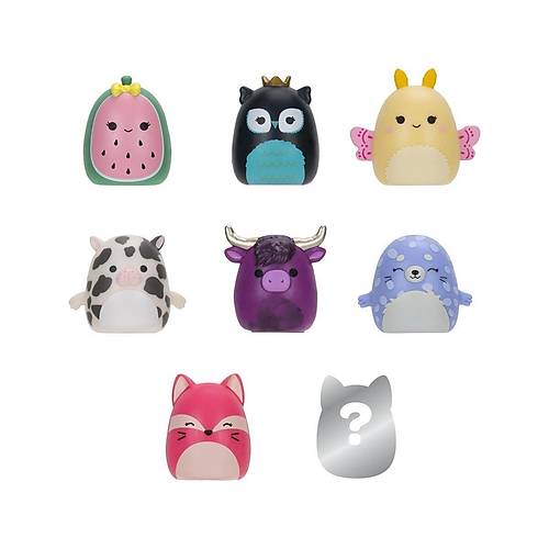 AL0021 Squish-a-longs 8 Fig�r + Y�z�k Set Asorti Seri 2