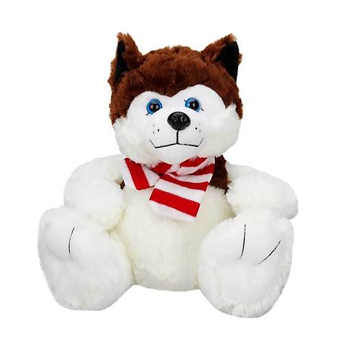 1030 Oturan Husky Atk�l� K�pek 30 cm