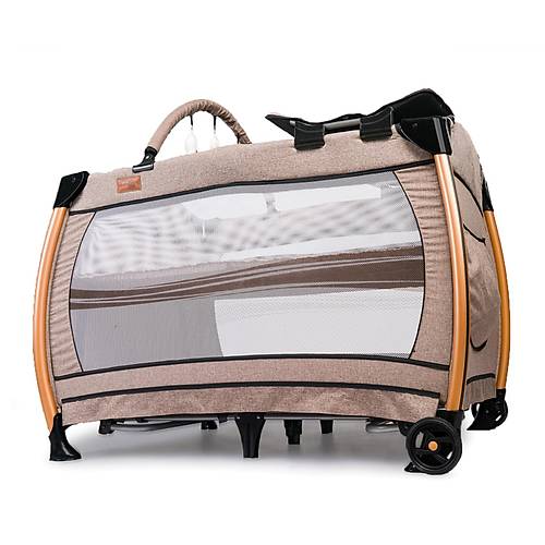 Comfymax Power Park Yatak Oyun Park 70x110 - Wood Brown