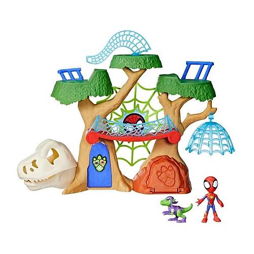 F9477 Spidey ve �nan�lmaz Arkada�lar� - Dino Webs A�a� Evi Set