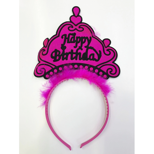 Happy Birthday Yaz�l� Neon Renk Ta� 12 Adet