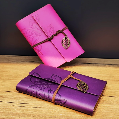 Yaprak Desenli Hat�ra Defteri