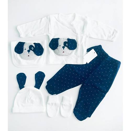 Gaye Bebe 5'li Hastane k - Kpek Lacivert