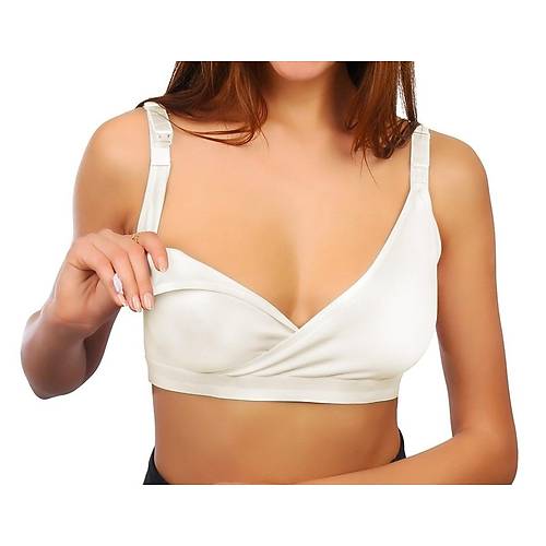 Sema Baby Kruvaze Emzirme Styeni Beyaz 95 Beden