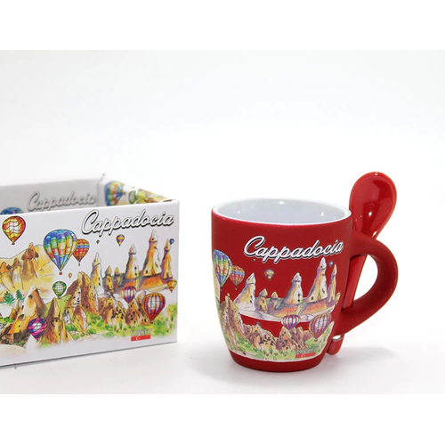 Tekli Y�resel Kahve Fincan� Alk1563