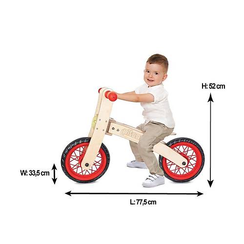 02 001 Pilsan Freestyle Cycle - Ah�ap Bisiklet Pedals�z / +24 ay