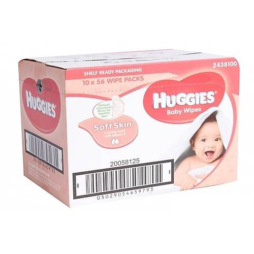 Huggies Baby Islak Mendil (Soft Skin) 56x10 ( 560 Yaprak )