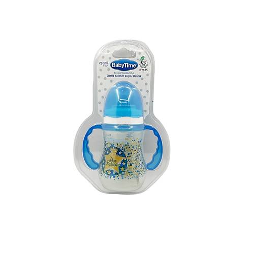 Baby Time Damla Aktmaz Kulplu Bardak 250ml - Mavi