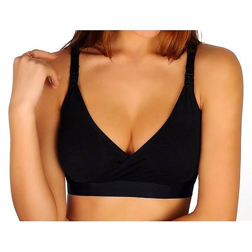 Sema Baby Kruvaze Emzirme Styeni Siyah 80 Beden