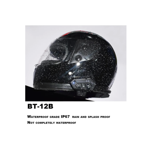 Bt-12b 2 Binici E�le�me �zell�kl� Motosiklet Bluetooth Intercom
