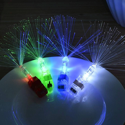 Led I��kl� Renkli P�sk�ll� Parmak I���� 4 Renk 4 Adet