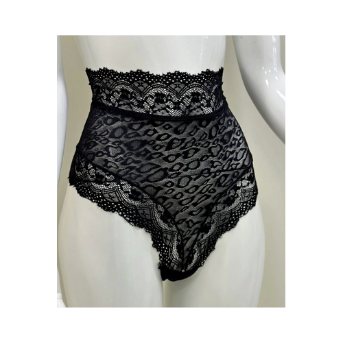 Siyah Dantelli Y�ksek Bel K�lot Ven�s-k1013