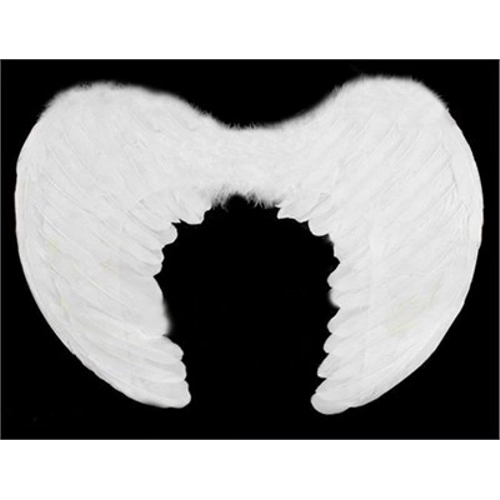 Beyaz Renkli K���k Boy Bebek Melek Kanad� 25x45 Cm