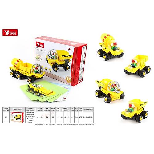 433 Dubie �n�aat Ara�lar� 5in1 / 38 par�a +5 Kart /+3 ya�