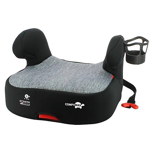 Comfymax SilverTech Isofixli Ykseltici 15-36kg Oto Koltuu + Cup Holder