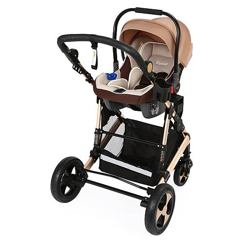 Yoyko Ultimate Travel Sistem Bebek Arabas� 3 in 1 Coffee Rose
