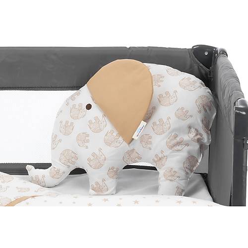 Sema Baby 6 Para Lks Park Yatak Bebek Uyku Seti - Ekru Fil